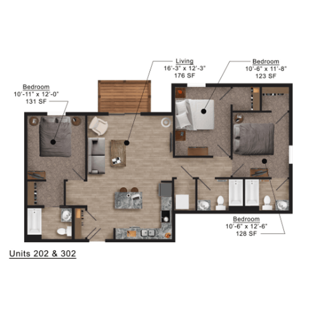 Ames Apartment: 5344 Mortensen Road