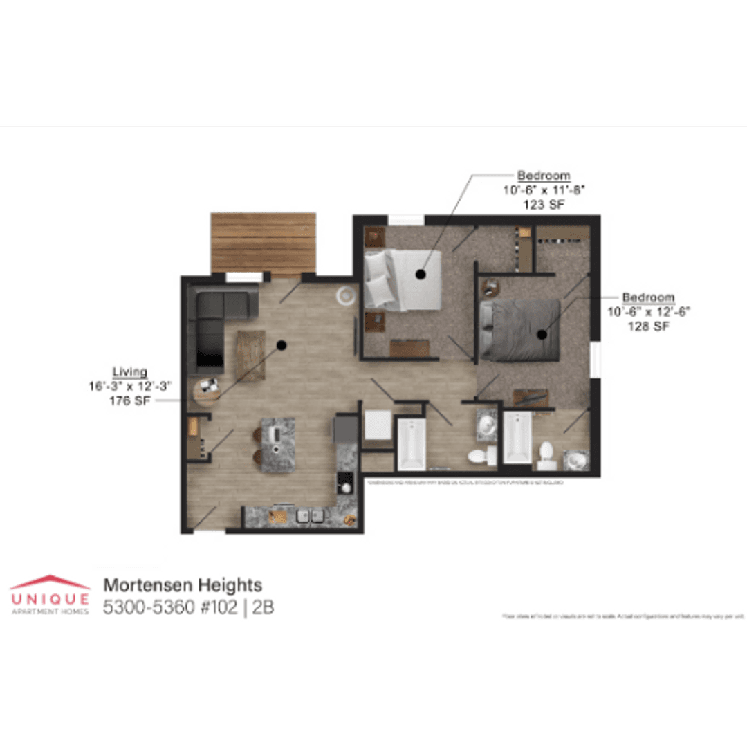 Ames Apartment: 5356 Mortensen Road