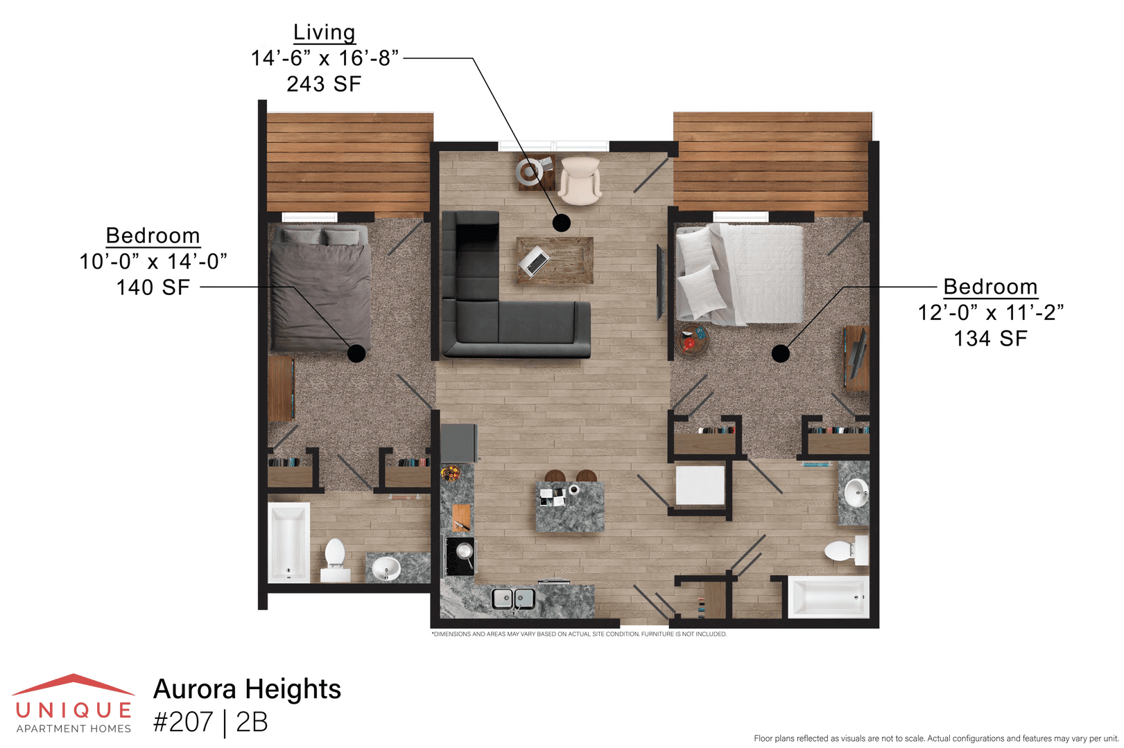 Ames Apartment: 2110 Cottonwood Rd.