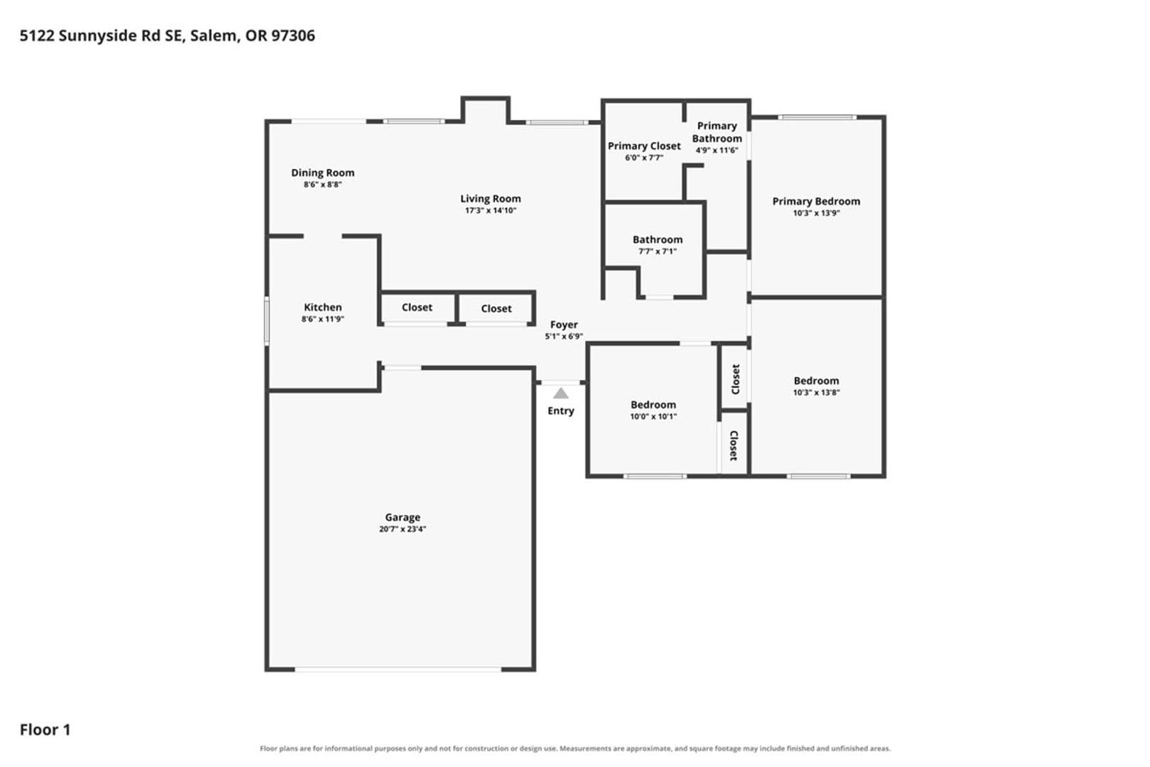 Salem House: 5122 Sunnyside Rd SE