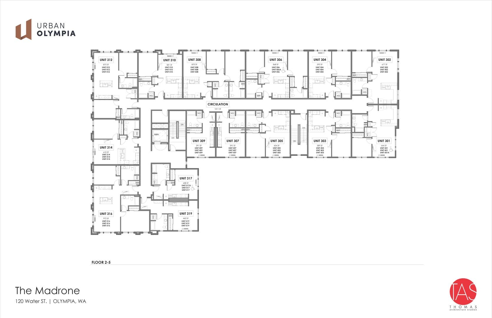 Olympia Apartment: 120 Water St. NW