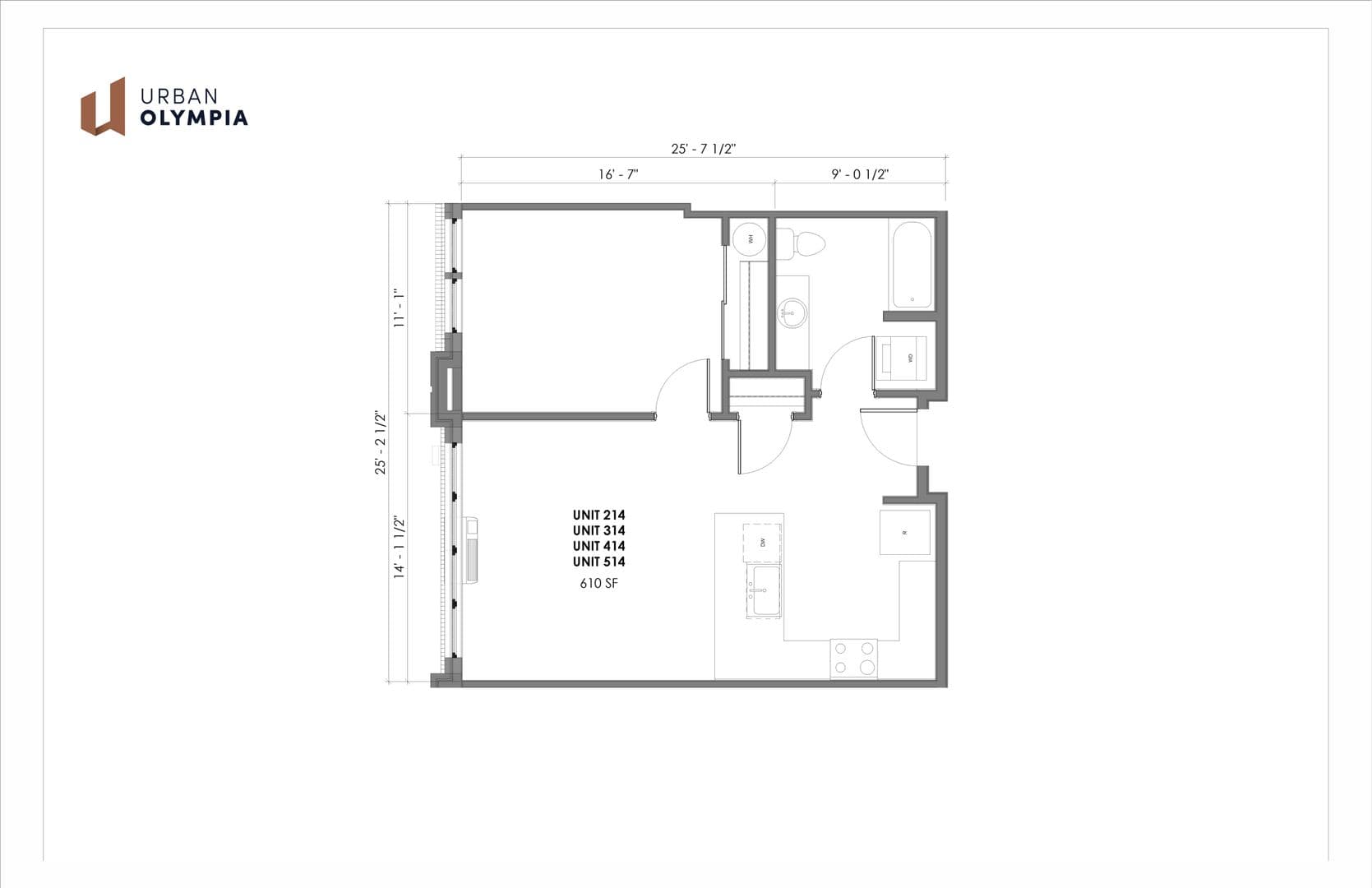 Olympia Apartment: 120 Water St. NW
