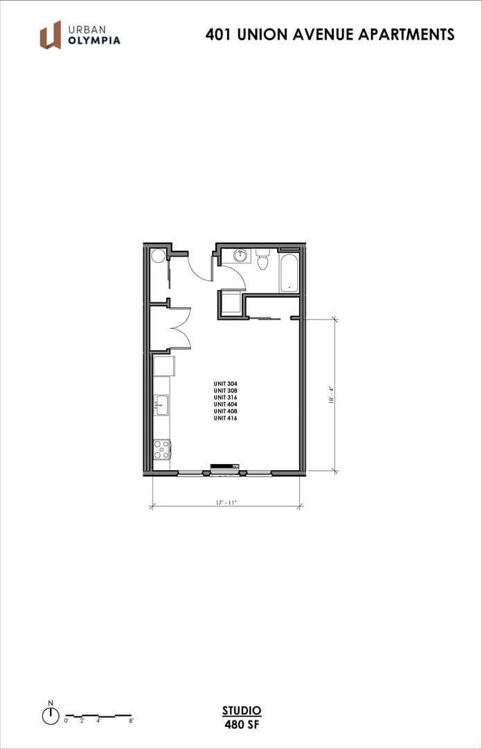 Olympia Apartment: 401 Union Ave SE