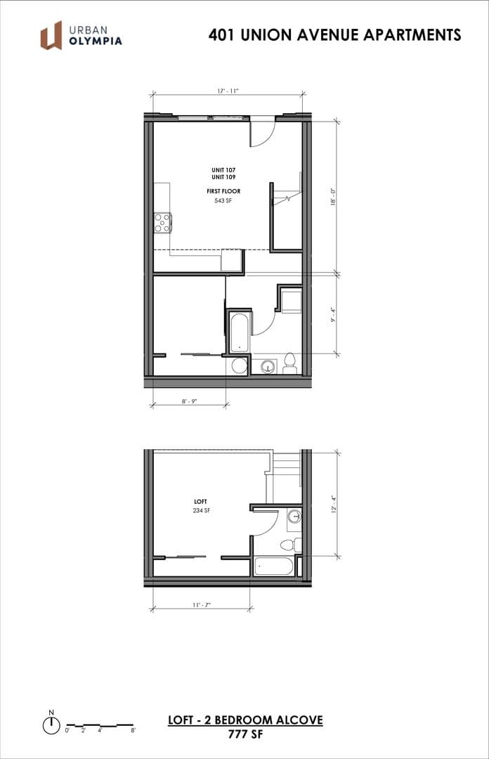 Olympia Apartment: 401 Union Ave SE