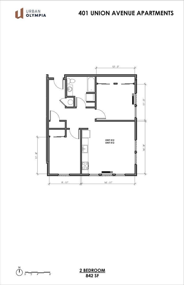 Olympia Apartment: 401 Union Ave SE