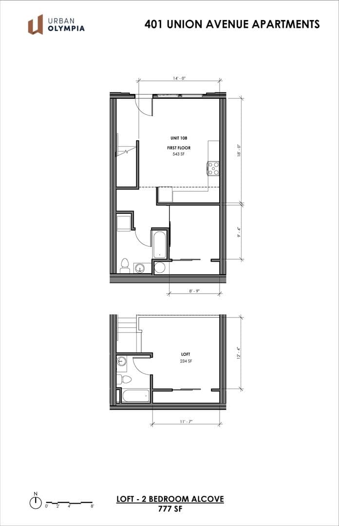 Olympia Apartment: 401 Union Ave SE