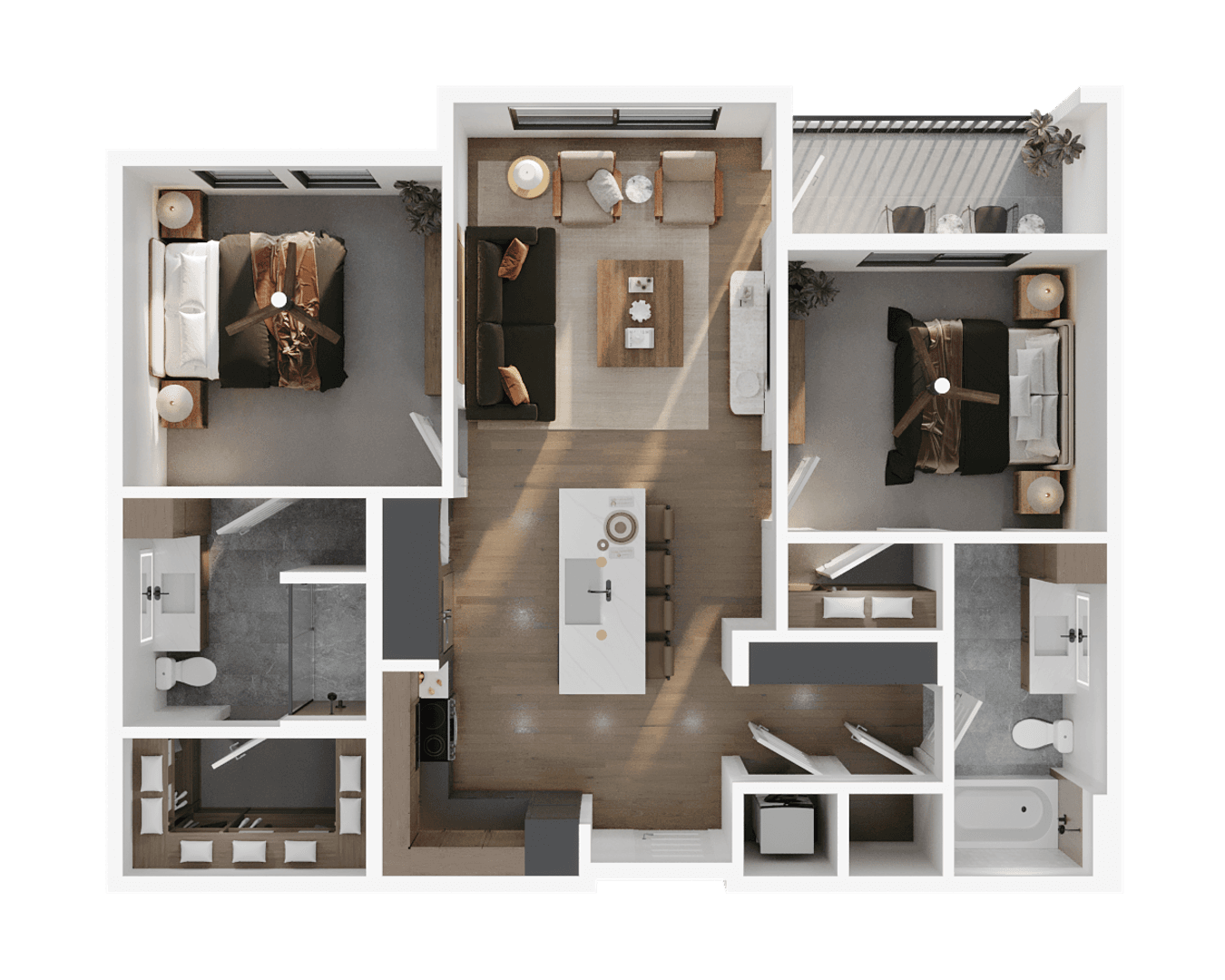 Omaha Apartment: 501 N 186th Plaza, 502 N 186th Plaza, 504 N 187th Court,
