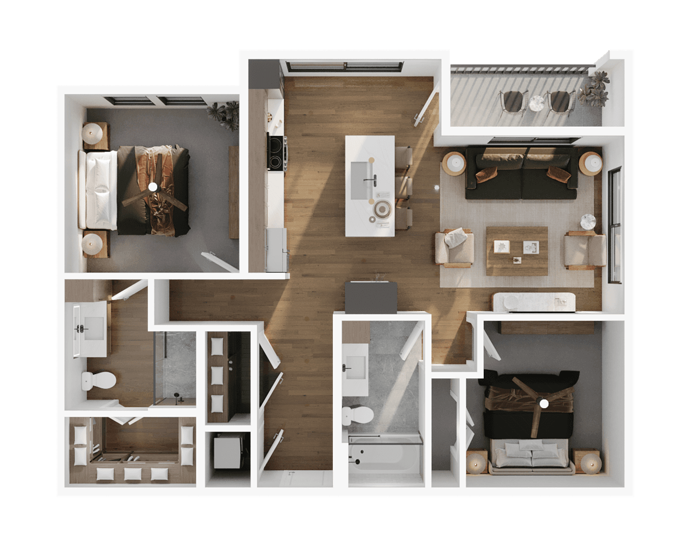 Omaha Apartment: 501 N 186th Plaza, 502 N 186th Plaza, 504 N 187th Court,