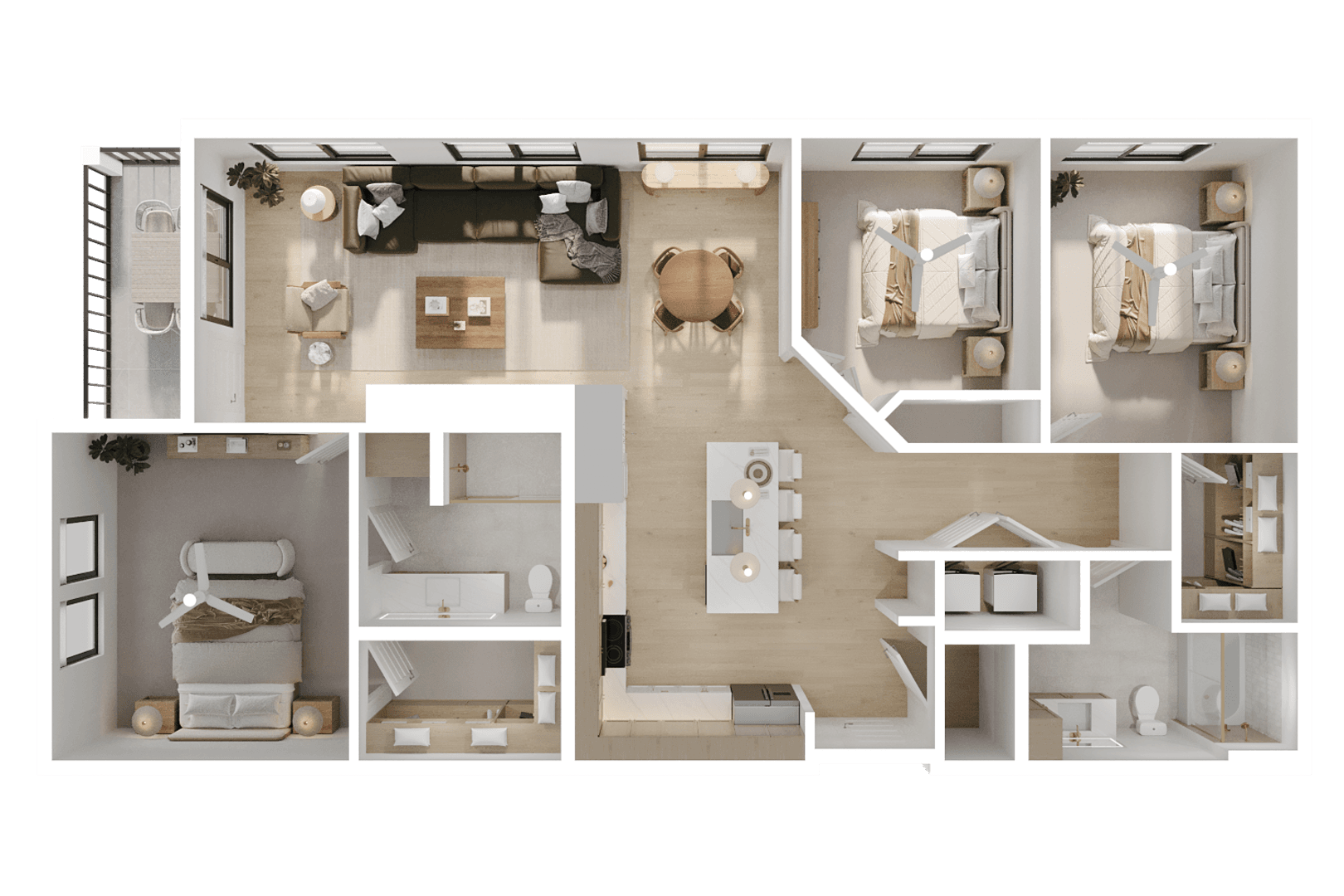 Omaha Apartment: 501 N 186th Plaza, 502 N 186th Plaza, 504 N 187th Court,
