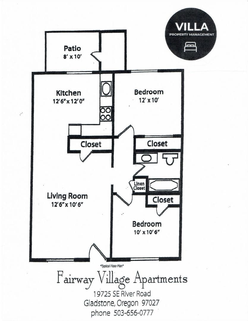 Gladstone Apartment: 19725 River Road