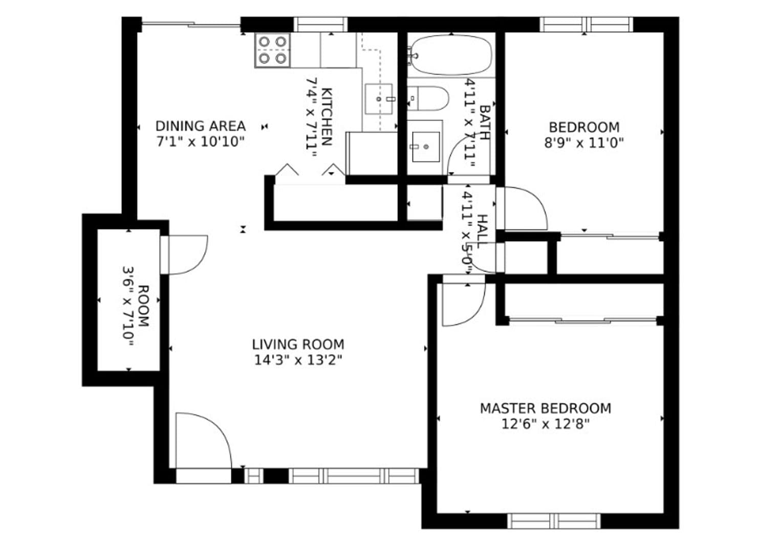 Portland Apartment: 9550 SW Washington Dr.