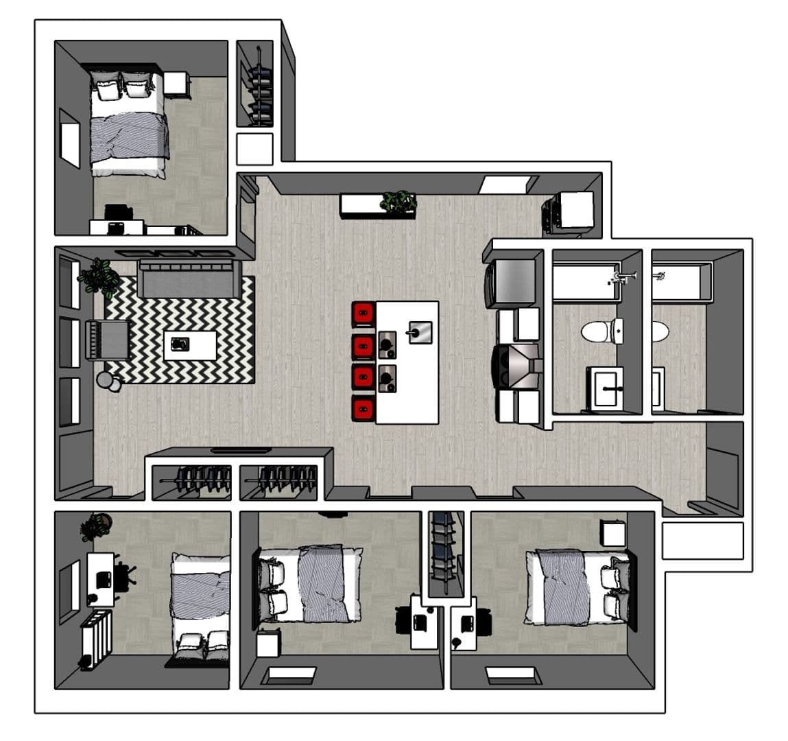 Ithaca Apartment: 126 College Ave