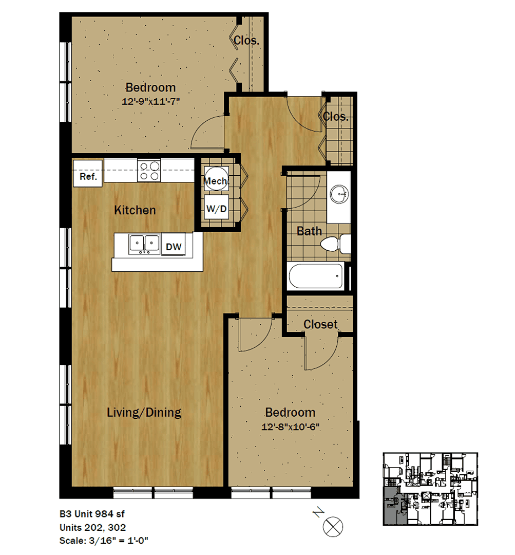 Madison Apartment: 525 East Main Street