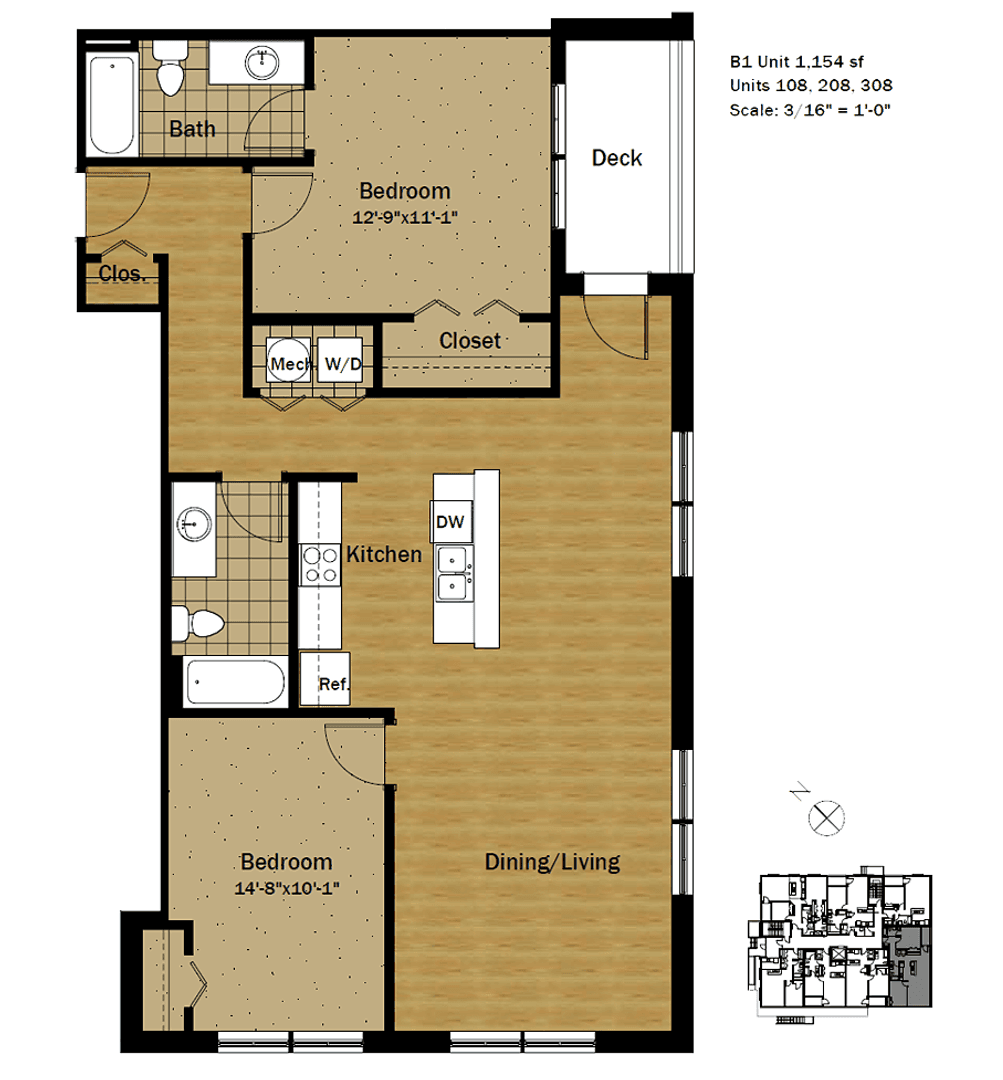 Madison Apartment: 525 East Main Street