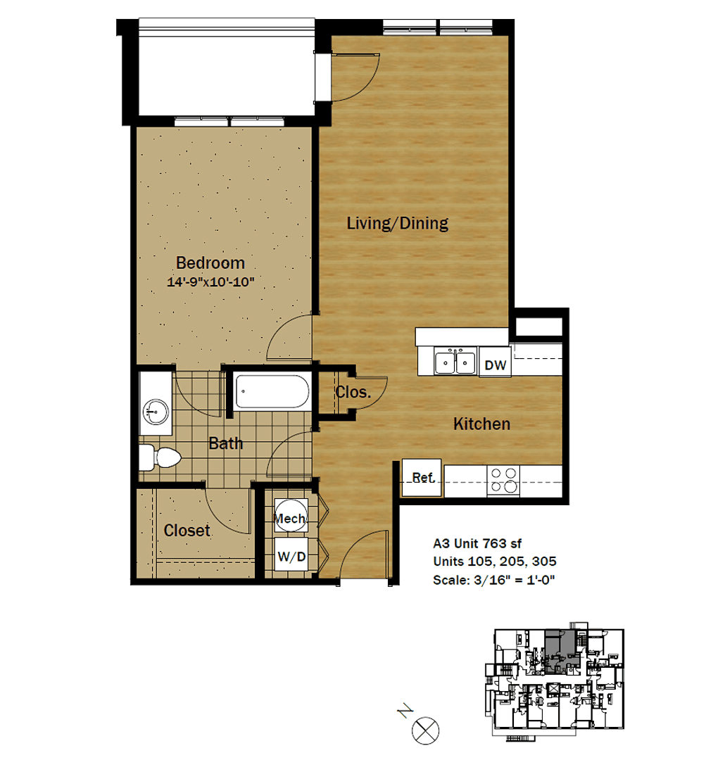 Madison Apartment: 525 East Main Street