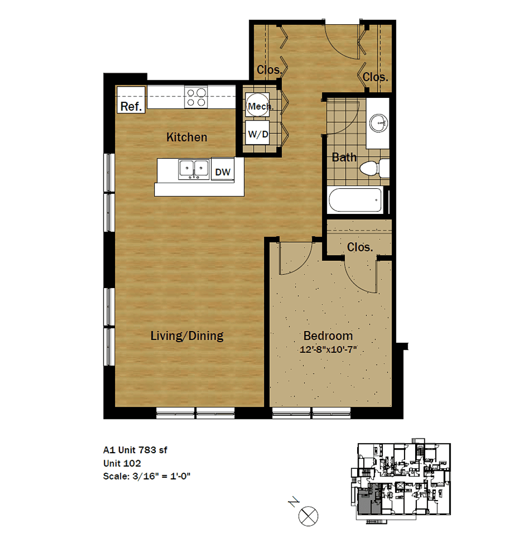 Madison Apartment: 525 East Main Street