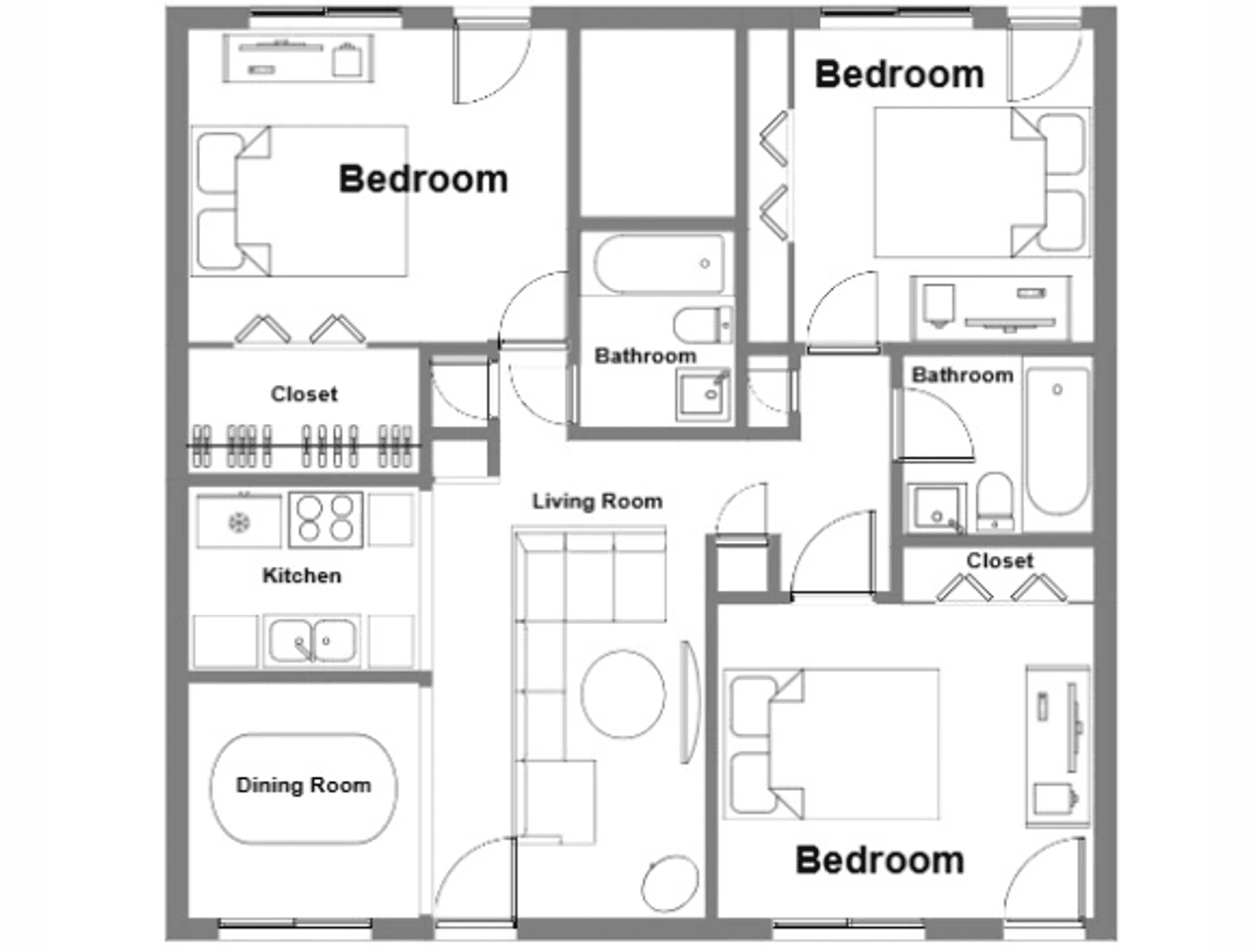 Waco Apartment: 5101 Hawthorne Dr