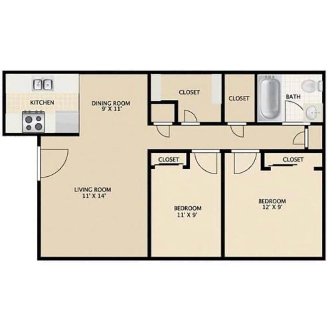 White Settlement Apartment: 400 Ralph St