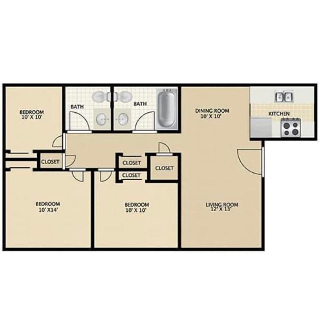 White Settlement Apartment: 400 Ralph St