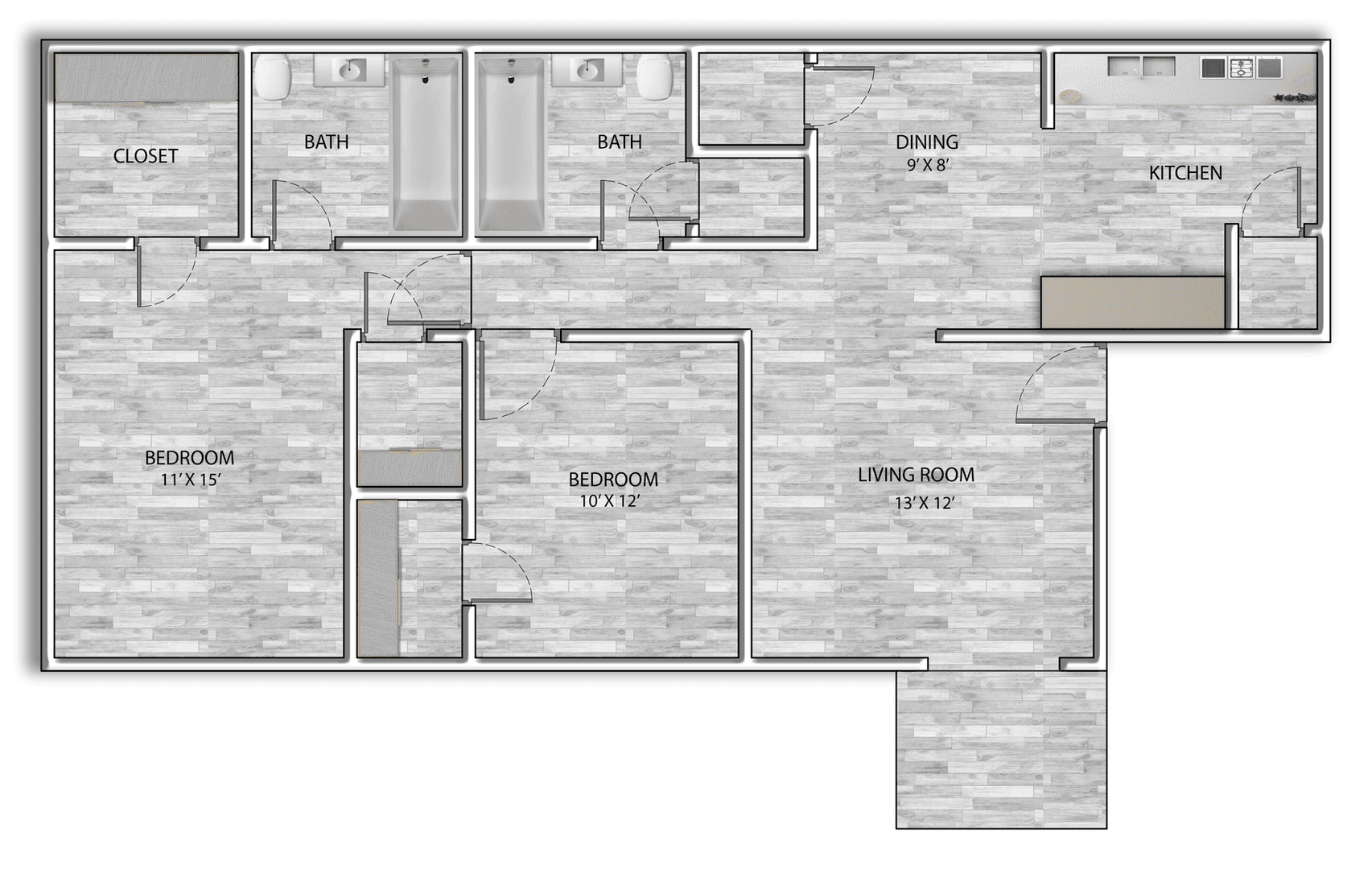 Angleton Apartment: 1300 Buchta Rd