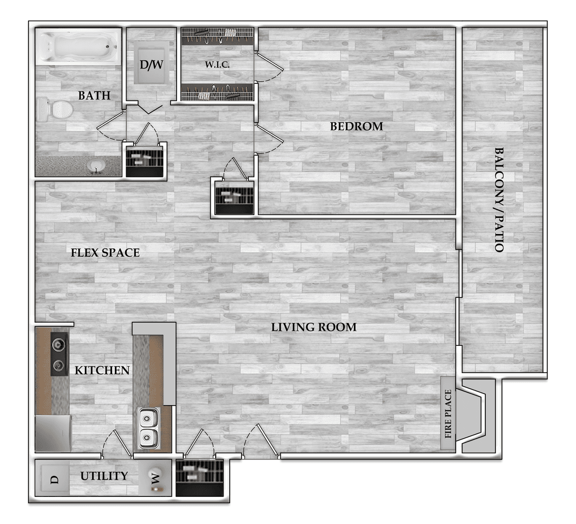 Houston Apartment: 17715 Wayforest Dr