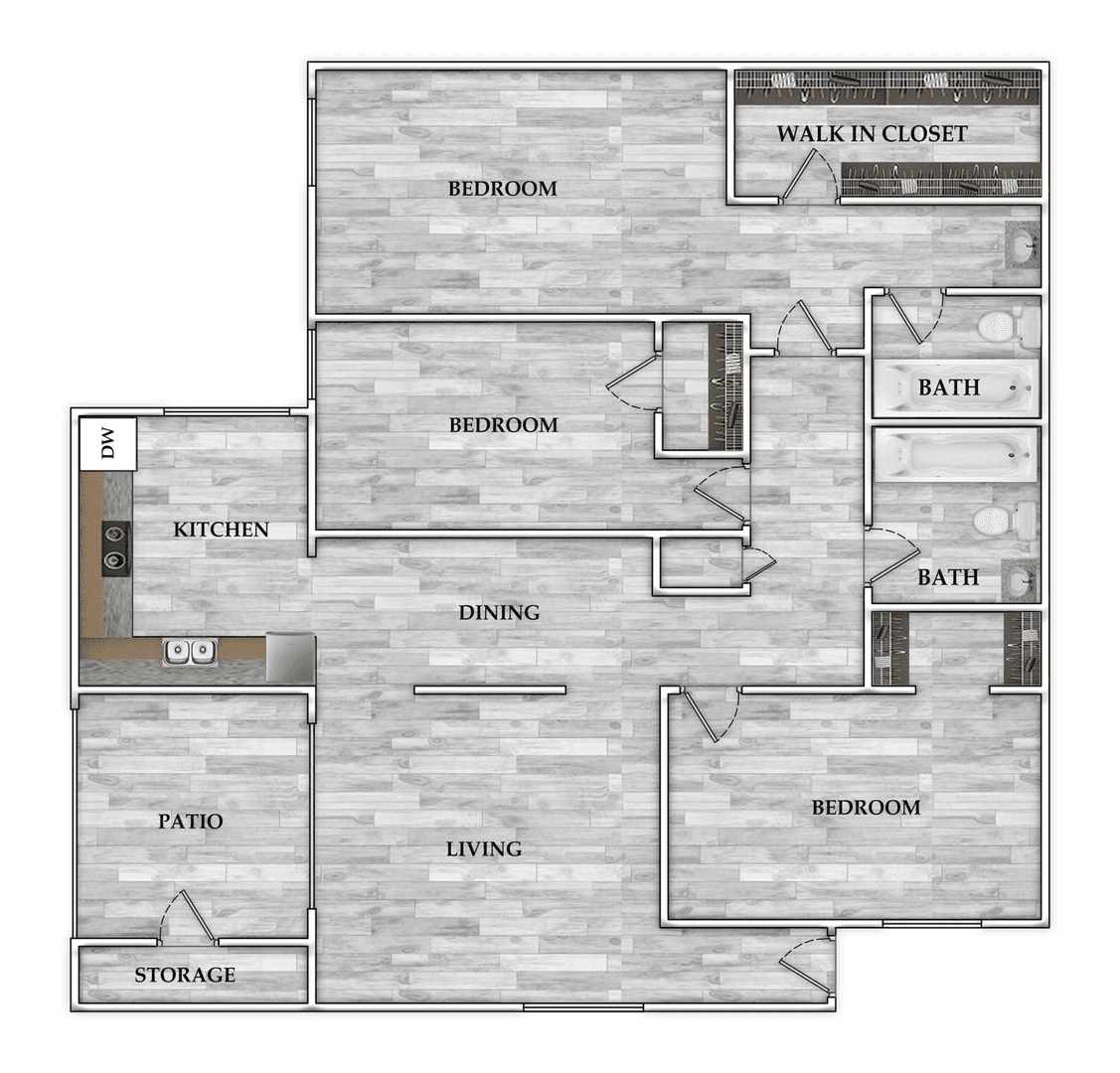 Lake Jackson Apartment: 460 TX-332