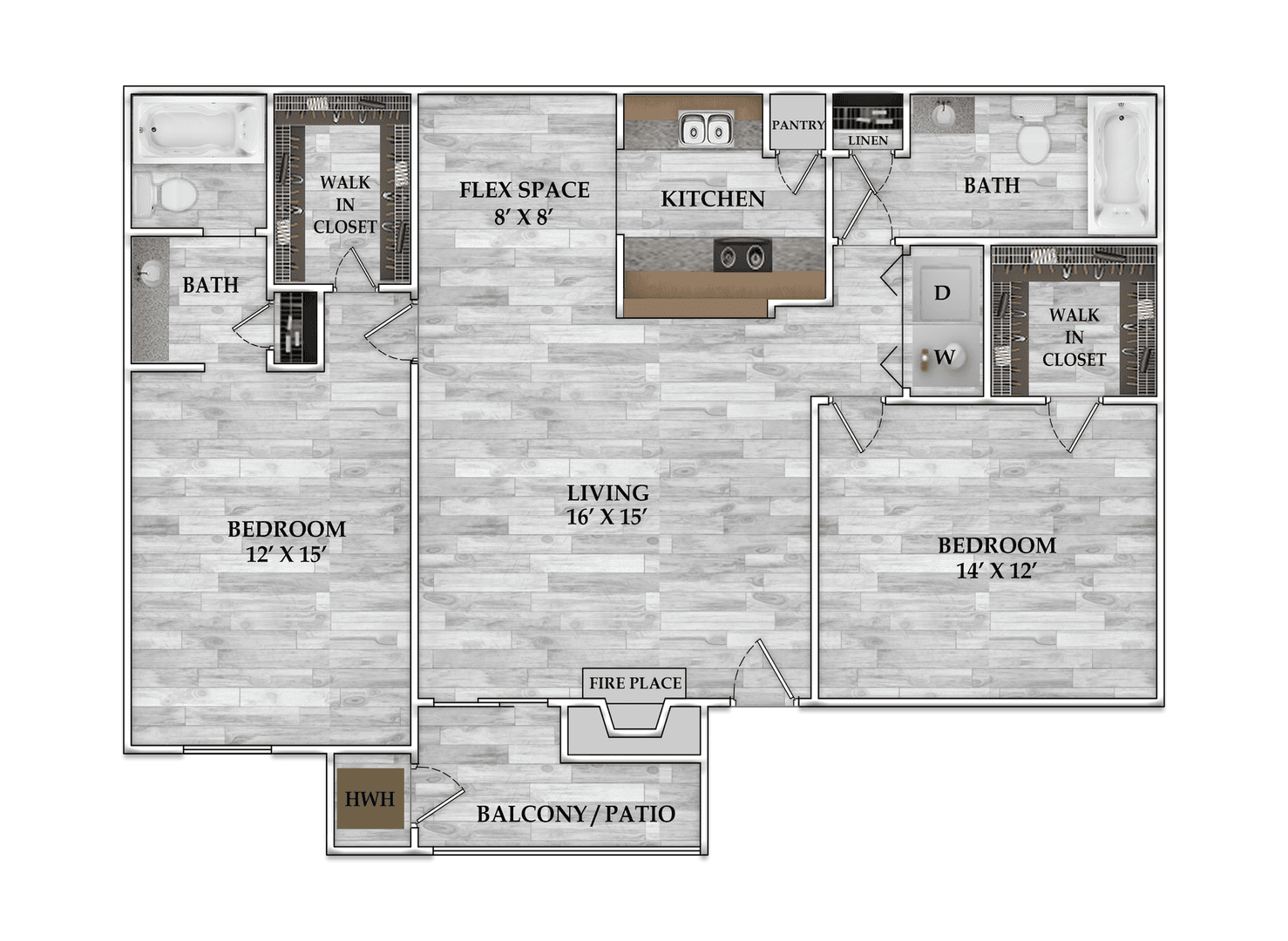 Houston Apartment: 17630 Wayforest Dr