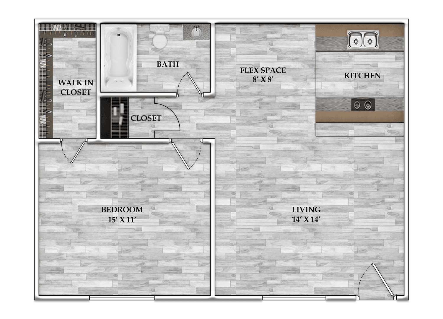 Houston Apartment: 1000 Greens Rd