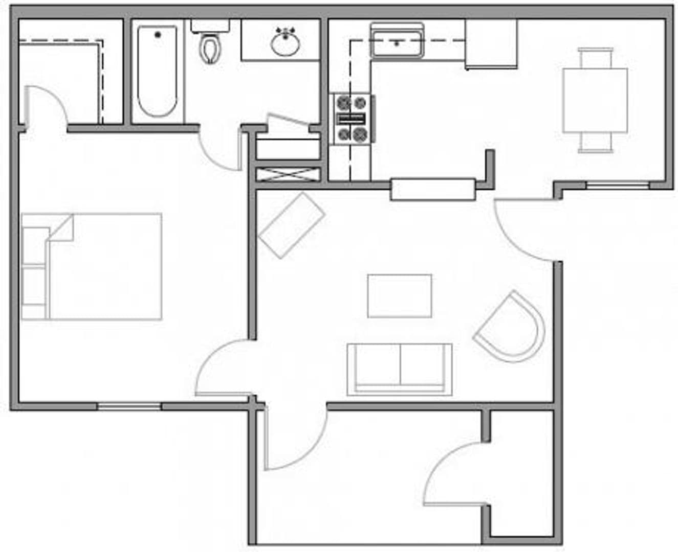 Houston Apartment: 9502 Woodfair Dr