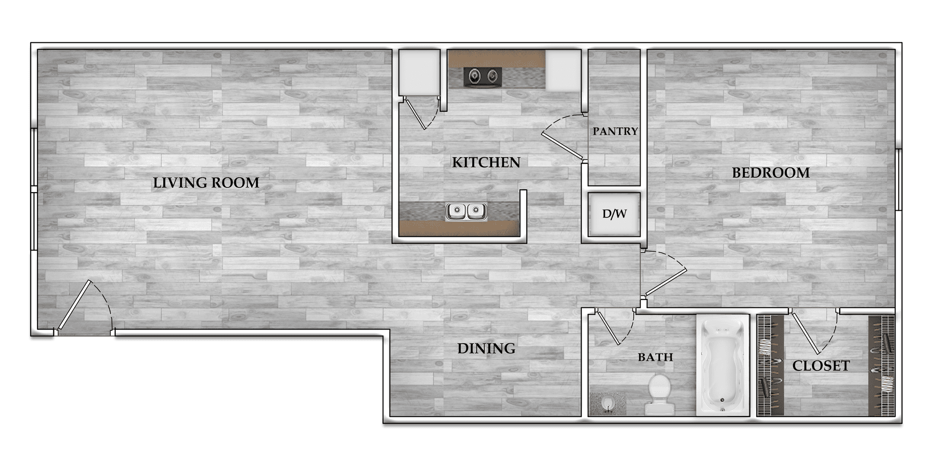 Houston Apartment: 855 Greens Rd