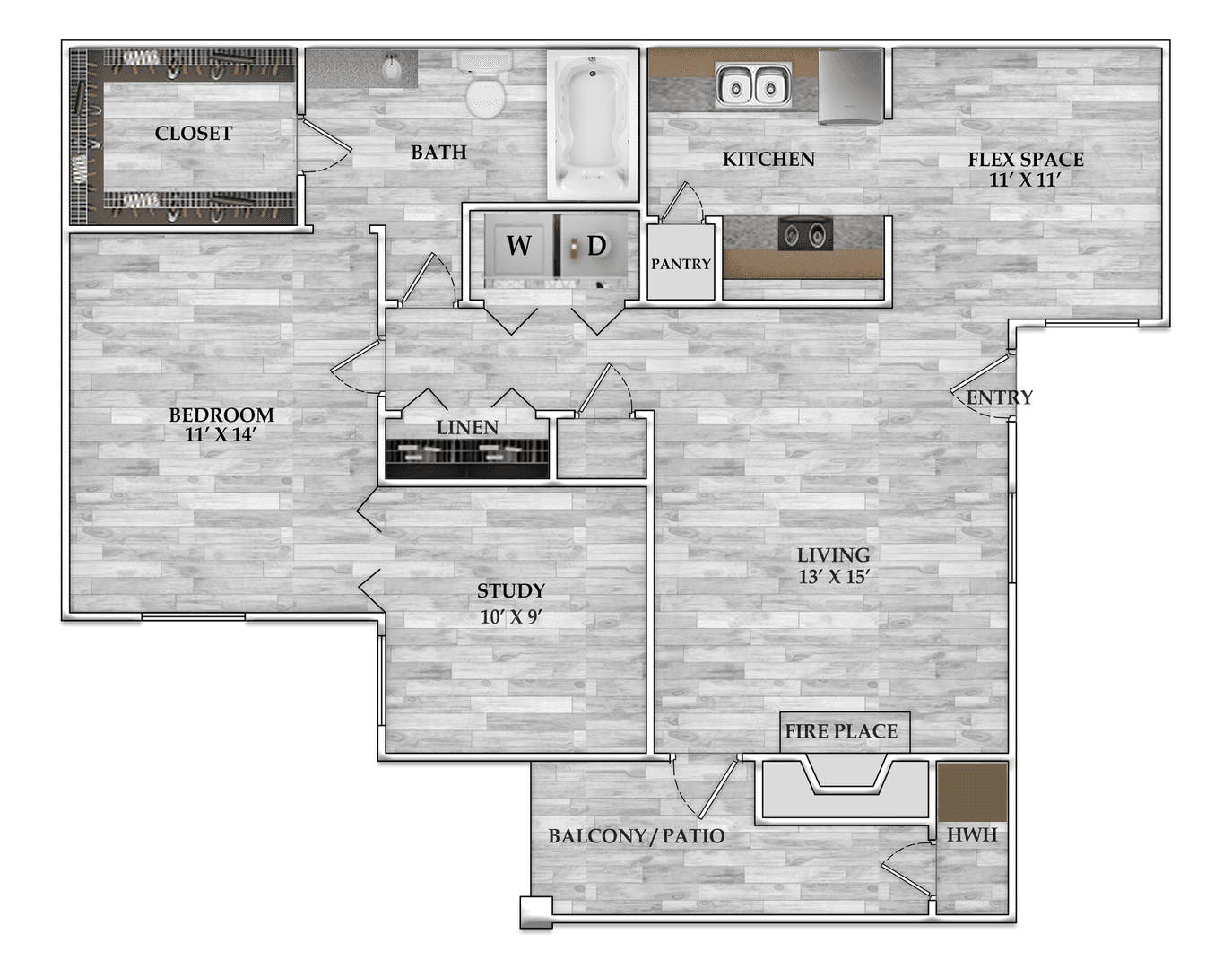 Houston Apartment: 17630 Wayforest Dr
