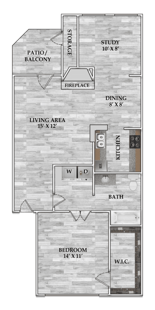 Houston Apartment: 17206 Imperial Valley Dr