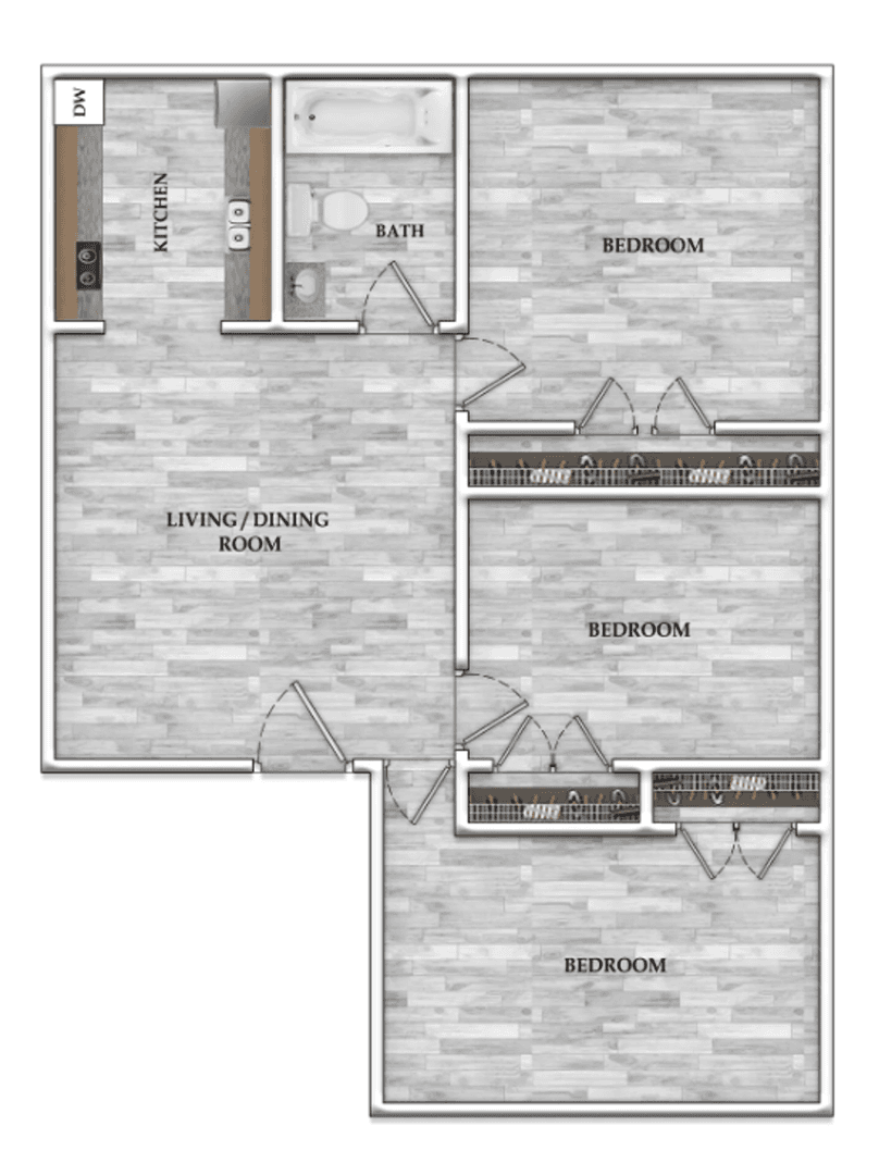 Houston Apartment: 9603 Homestead Rd