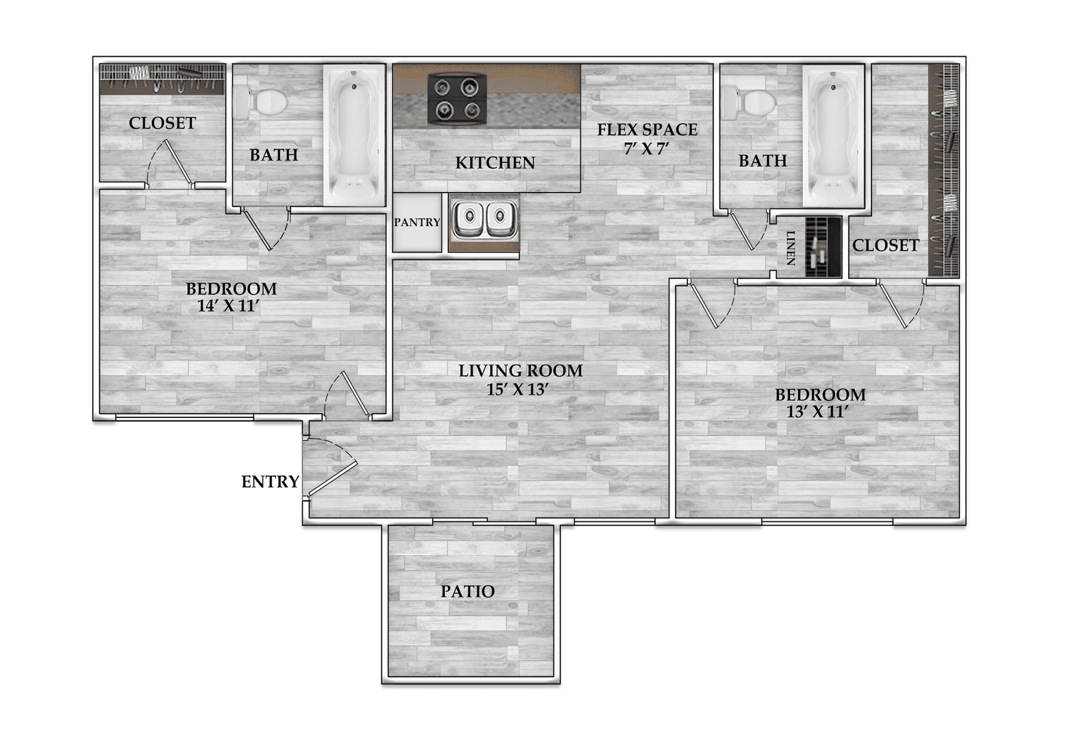 Houston Apartment: 1000 Greens Rd