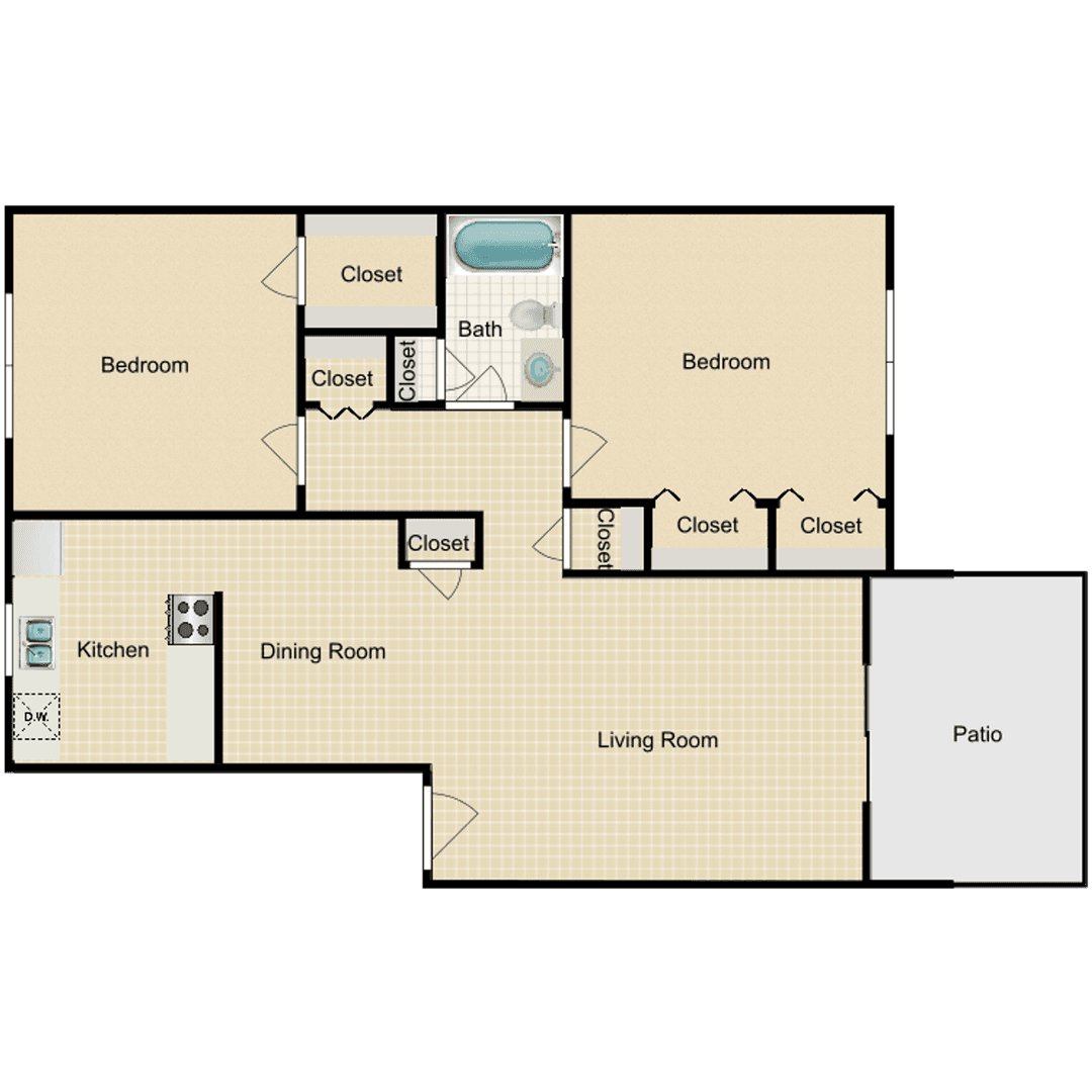 Port Arthur Apartment: 1348 Jefferson Dr