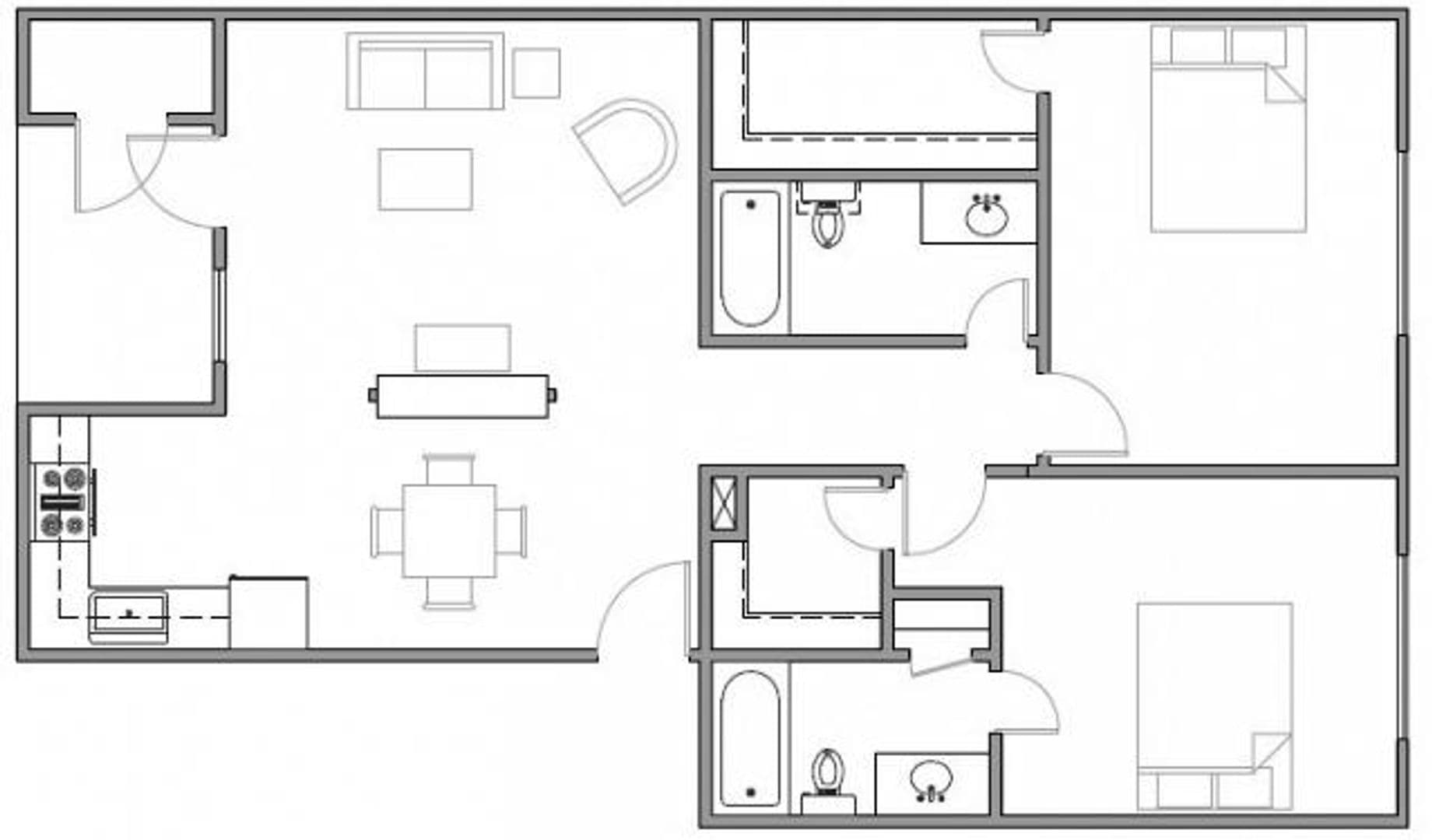 Houston Apartment: 9502 Woodfair Dr