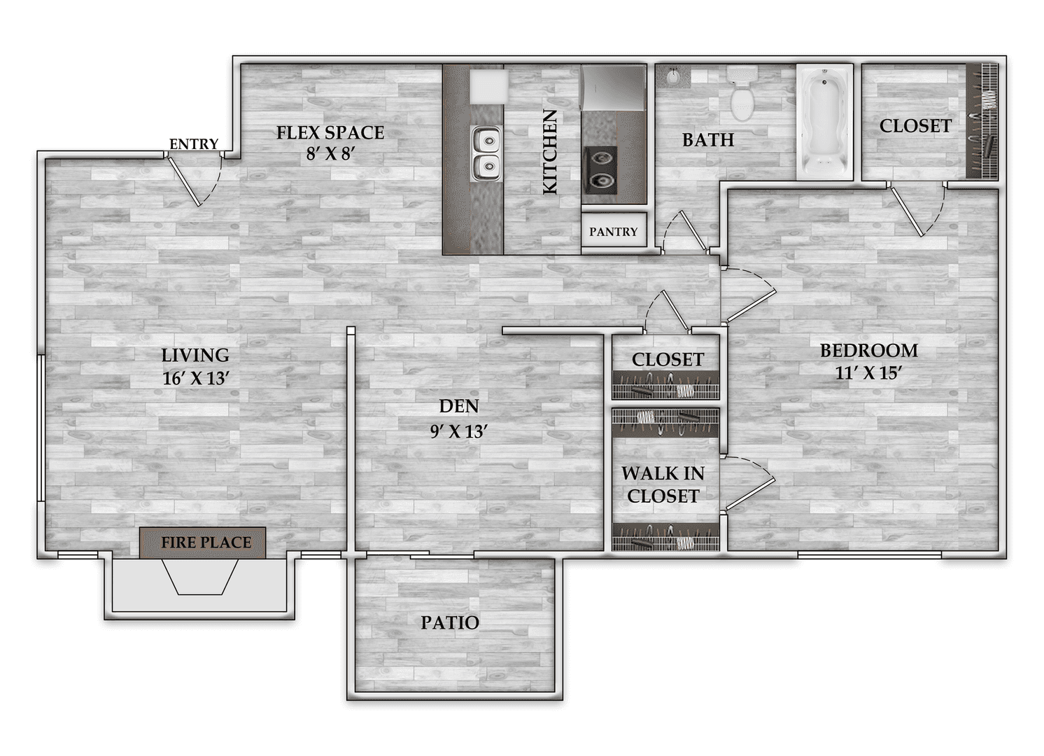 Houston Apartment: 1000 Greens Rd
