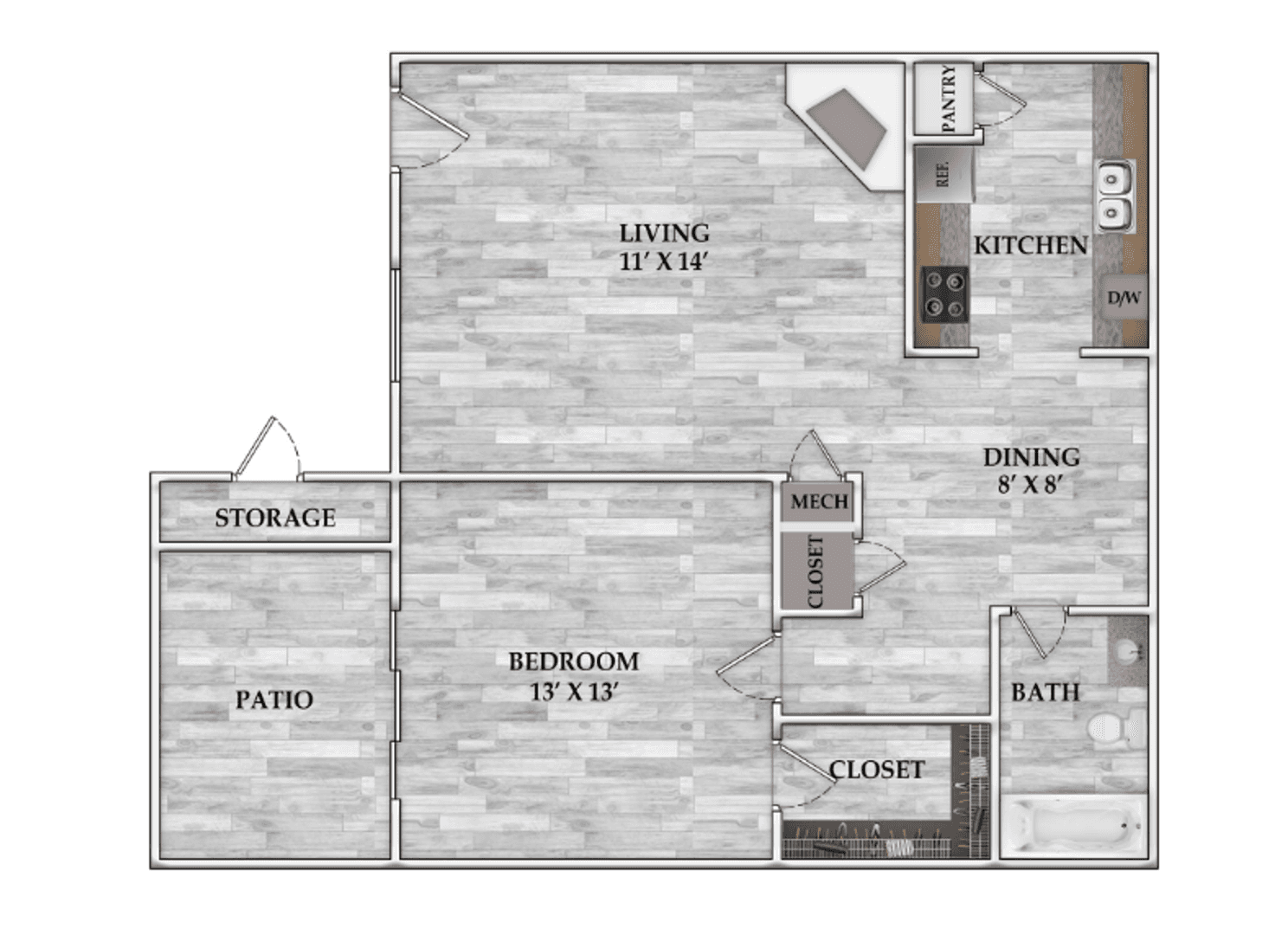 Houston Apartment: 770 Greens Rd