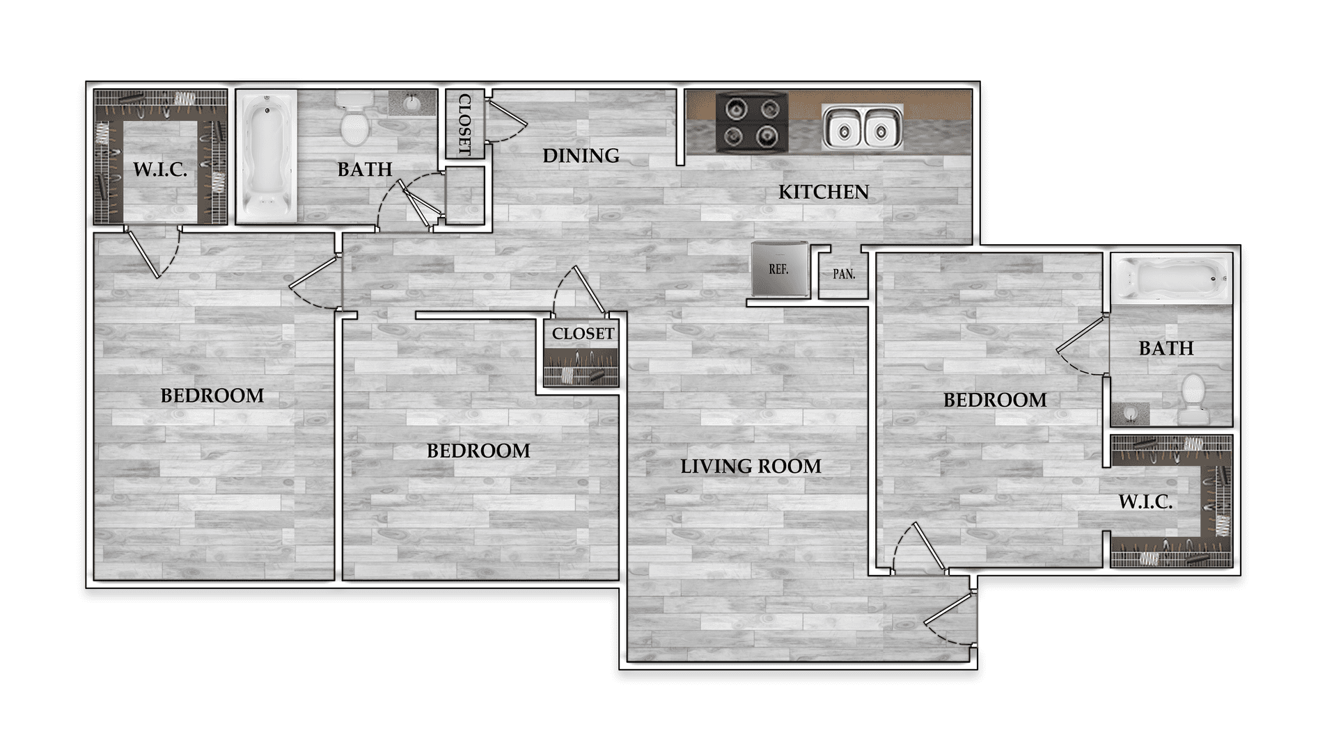 Houston Apartment: 17133 Imperial Valley Dr. Houston Tx 77060