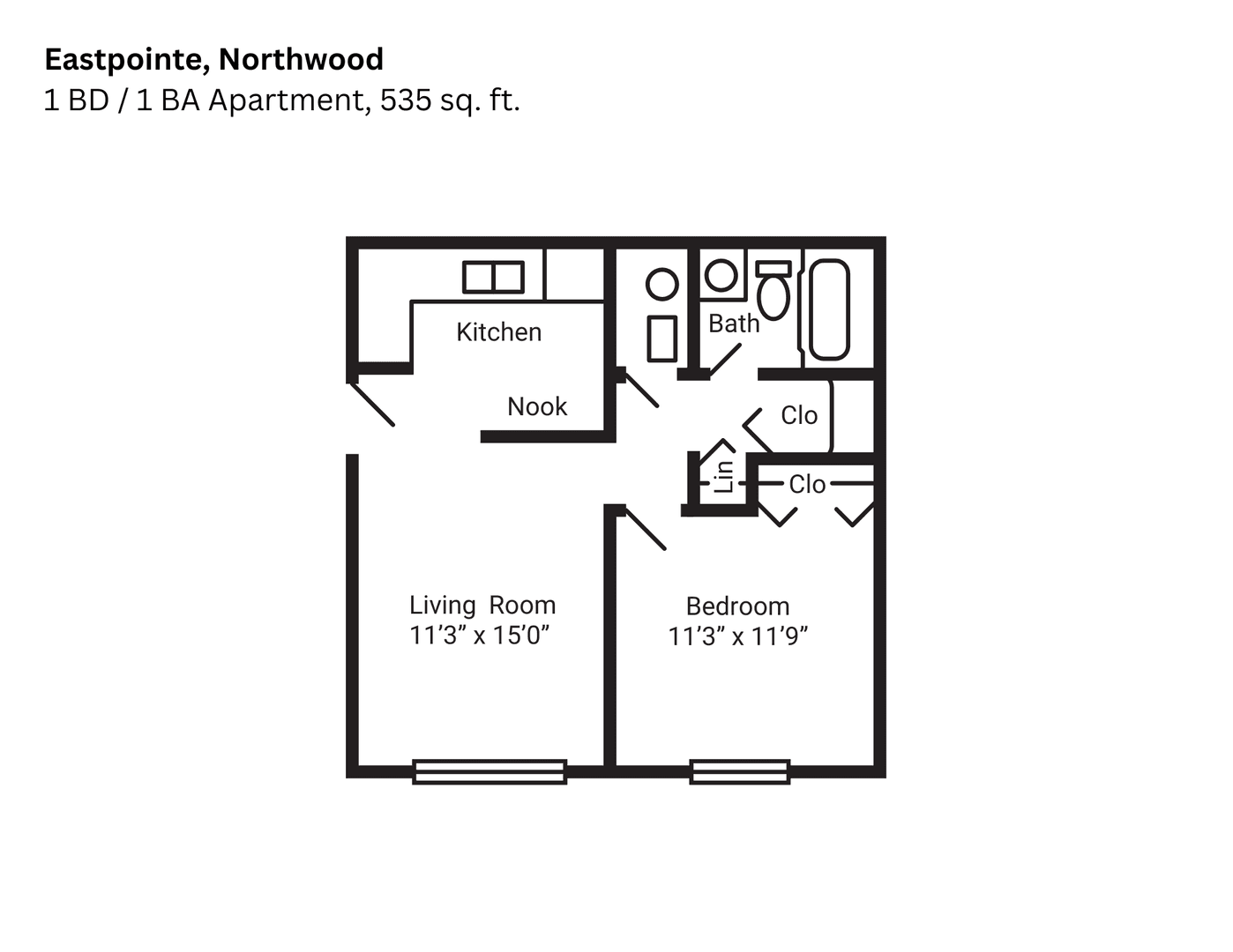 Northwood Apartment: 3617 Lakepointe Dr