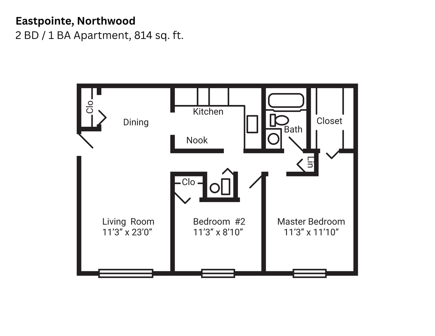 Northwood Apartment: 3617 Lakepointe Dr