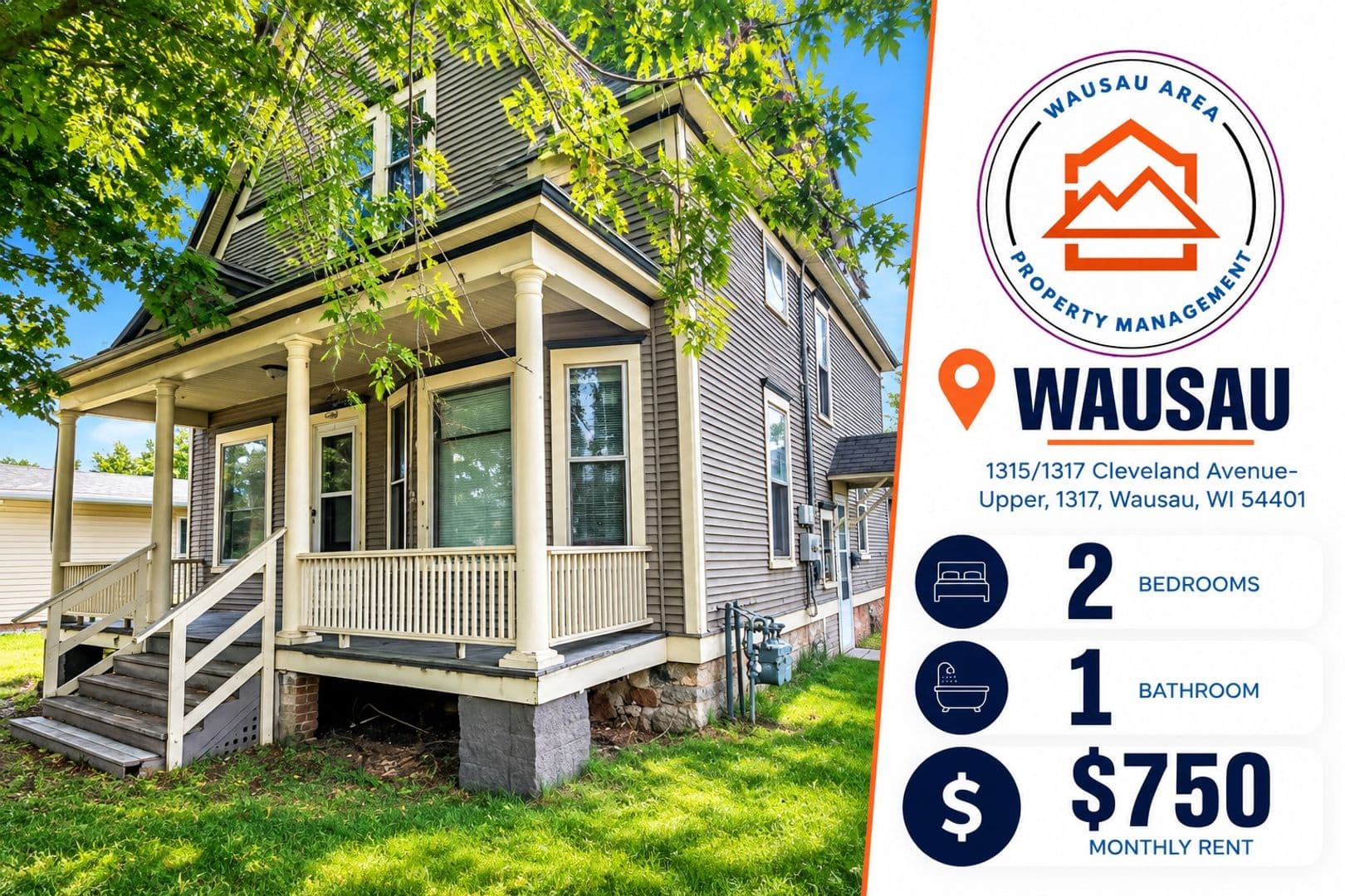 Wausau Apartment: 1315/1317 Cleveland Avenue
