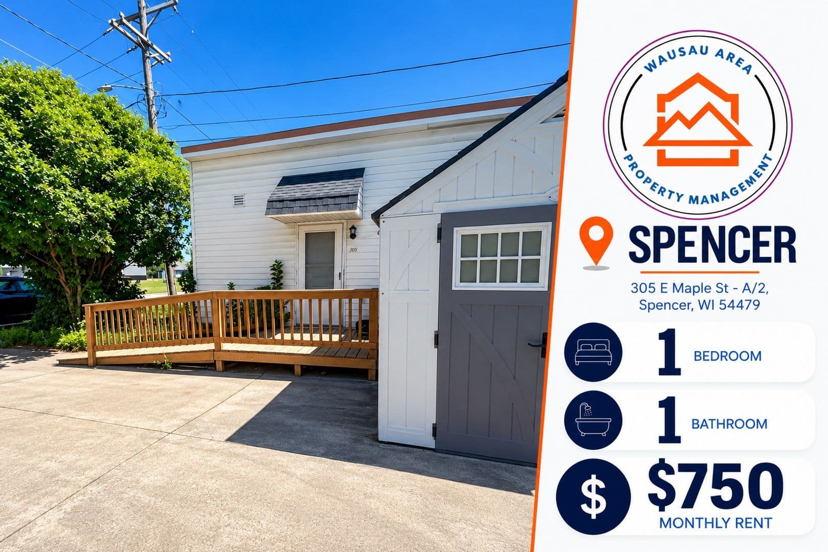 Spencer Apartment: 305 E Maple St