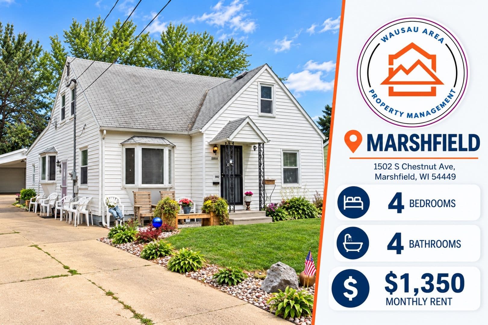 Marshfield House: 1502 S Chestnut Ave