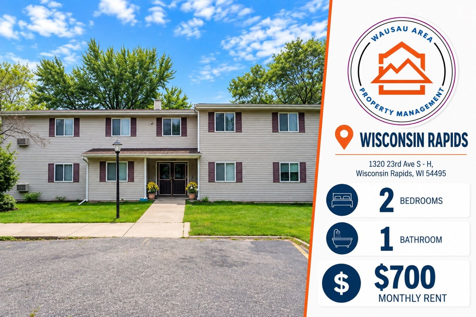 Wisconsin Rapids Apartment: 1320 23rd Ave S