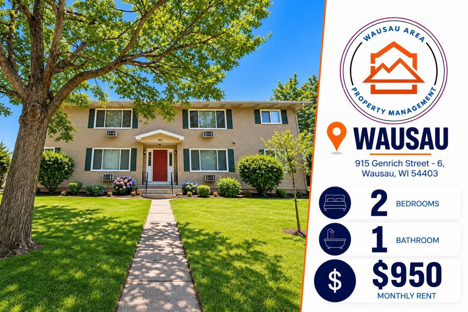 Wausau Apartment: 915 Genrich Street