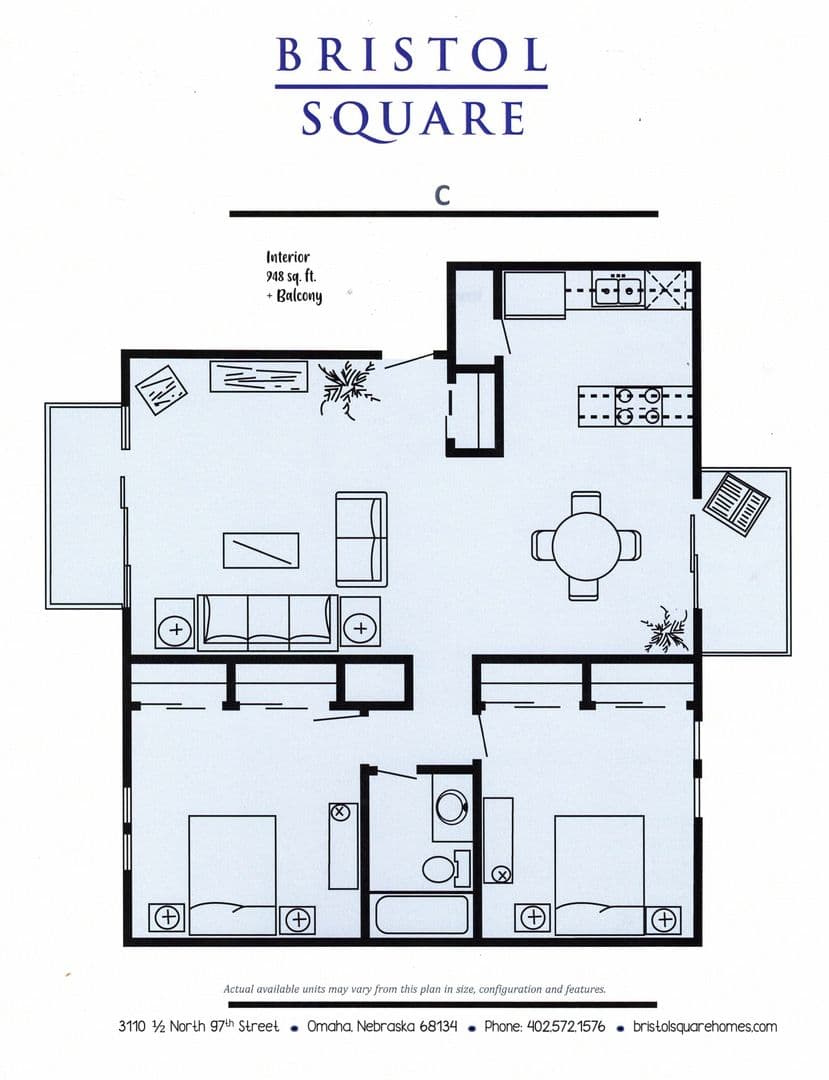 Omaha Apartment: 3110 1/2 N 97th Street