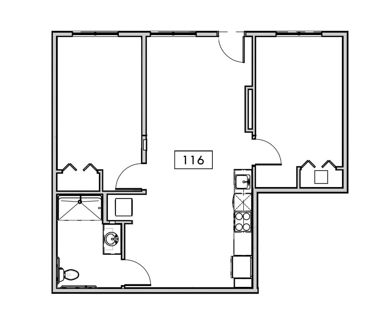 Vancouver Apartment: 1660 D St.