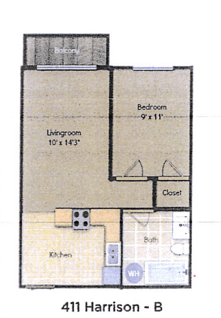 West Lafayette Apartment: 411 Harrison Street