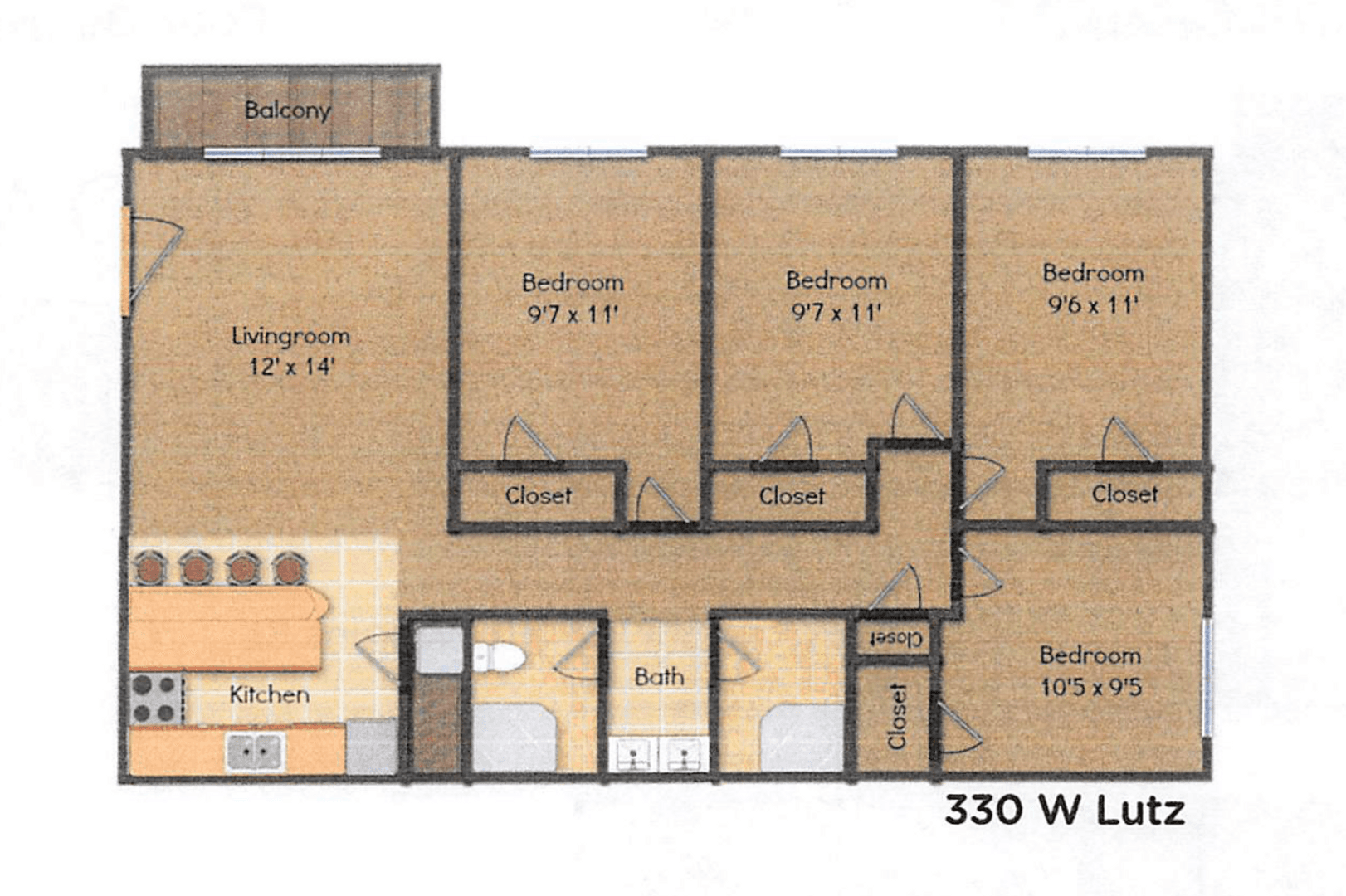West Lafayette Apartment: 330 W. Lutz